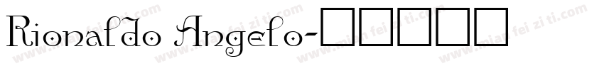 Rionaldo Angelo字体转换